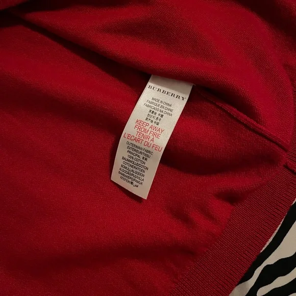 Authentic BURBERRY Plaid Sweater Cardigan - toddler 2Y - Picture 8 of 9